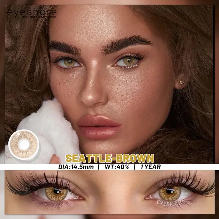 EYESHARE 2 pièces Contacts de couleur pour les yeux