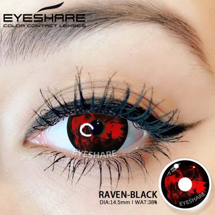 EYESHARE Halloween lentilles de Contact blanches pour les fêtes fous Cosplay