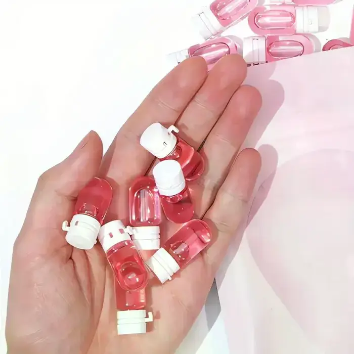 10 flacons transparents de 2 ml, prêts pour le voyage, étanches, pour démaquillant, pratiques pour la beauté en déplacement