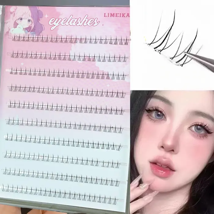 240 bouquets de petites mèches de cils