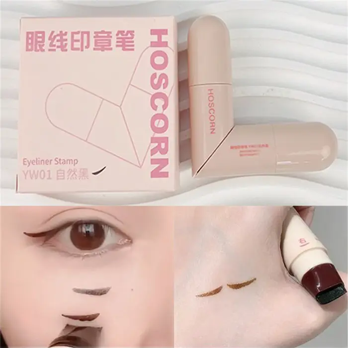 Tampon Eyeliner intégré à Double aile imperméable