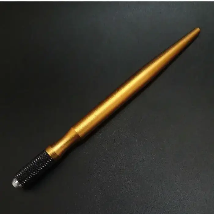 Stylo de tatouage manuel en alliage d'aluminium pour sourcils