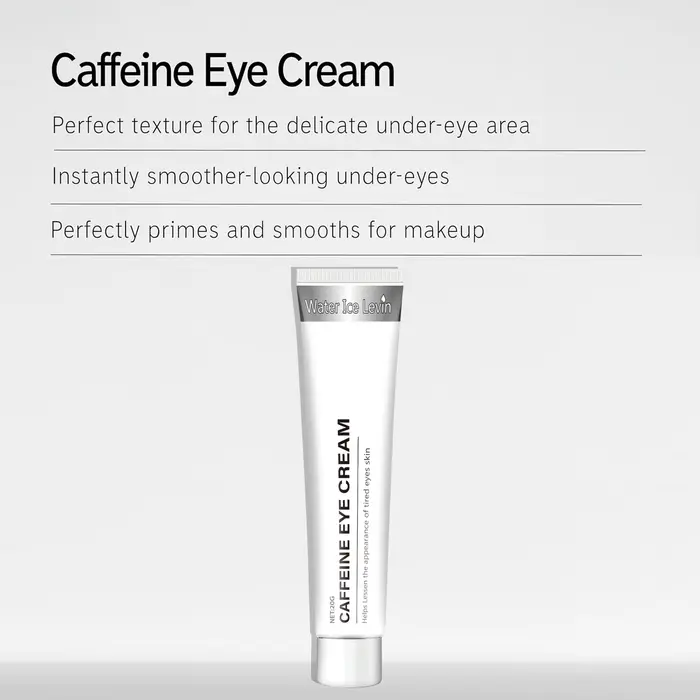 Crème pour les yeux à la caféine : Aide à réduire la fatigue et à améliorer l'apparence