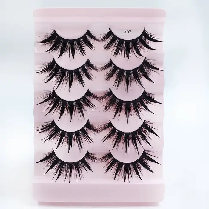RED SIREN – faux-cils en vison naturel doux, 5 paires, mode coréenne, style Manga