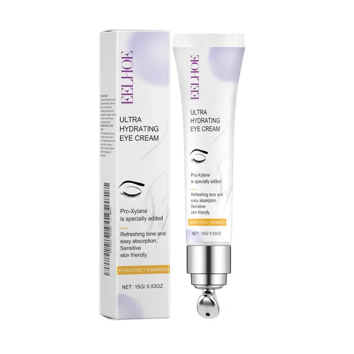Crème pour les yeux ultra hydratante EELHOE, nourrissante en profondeur, réduit les ridules, élimine
