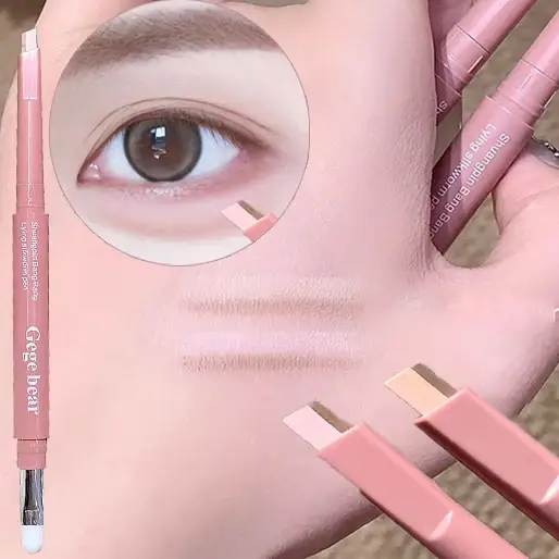 Crayon ombre mat double ton sous les yeux