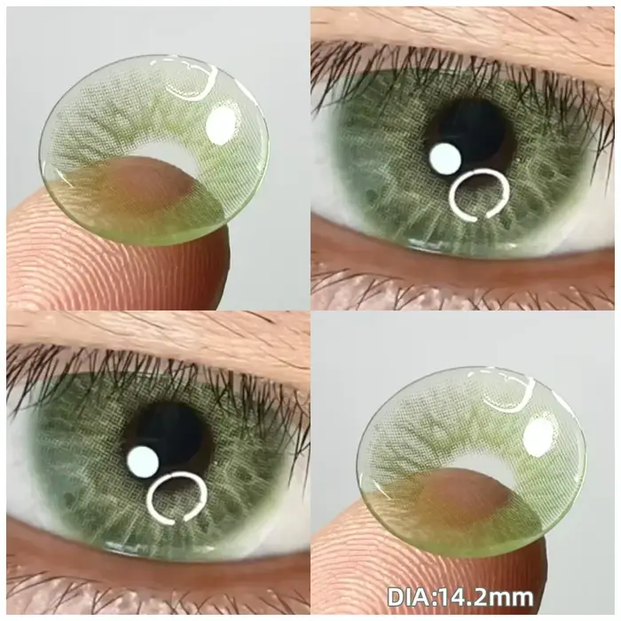 1 Paire (2pcs) Myopie Lentilles De Contact Pour Les Yeux Élèves contrevenants