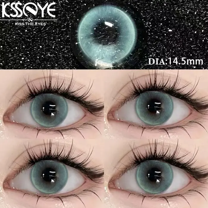 KSSEYE 2 pièces lentilles de Contact de couleur stores pour lunettes