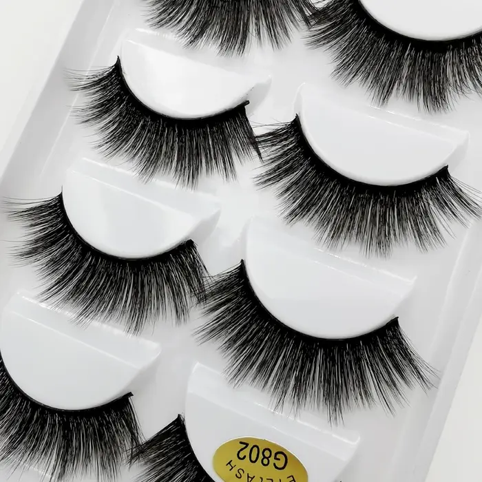 YSDO 3/5 paires 3D vison cils cheveux naturels faux