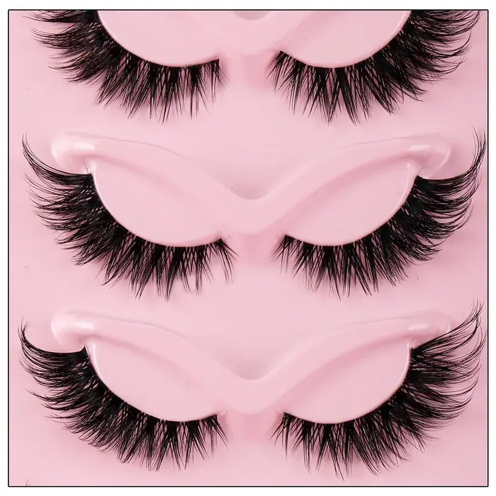 Faux-Cils en Faux Vison Naturel