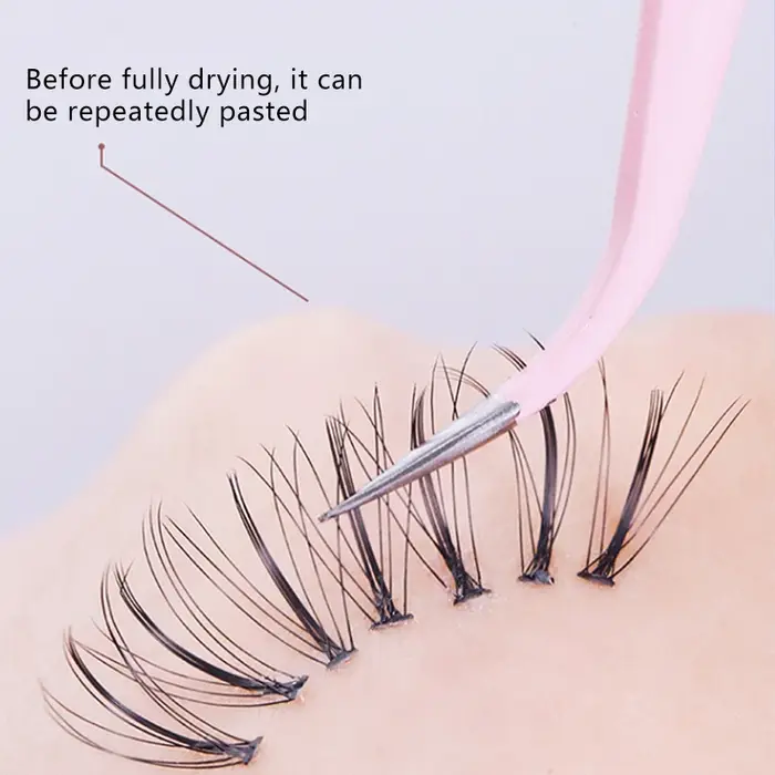 Colle à cils double-embout pour fixation et scellement