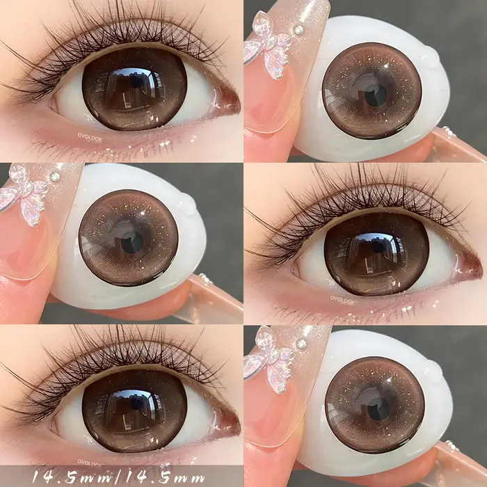 Nouveau 1 paire de lentilles de Contact colorées pour myopie pour les yeux