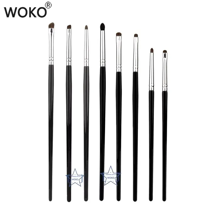 Petits pinceaux de maquillage à doublure fumée, Eyeliner, brosse à taches de précision, brosse de ma