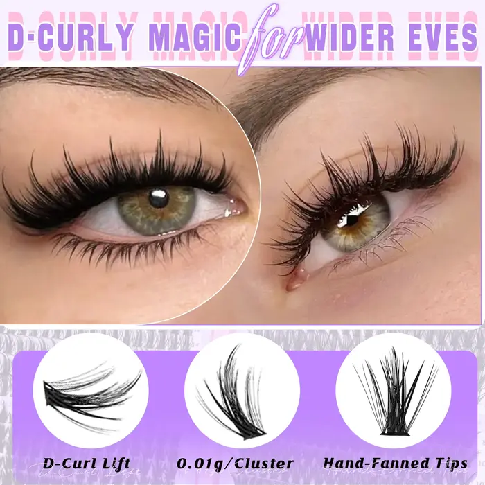 EIMMY Kit de faux cils 814 pièces