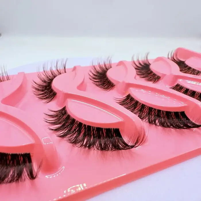 5 paires de faux cils dramatiques