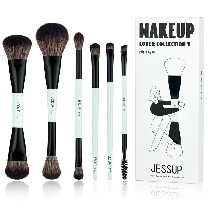 Jessup ensemble de pinceaux de maquillage