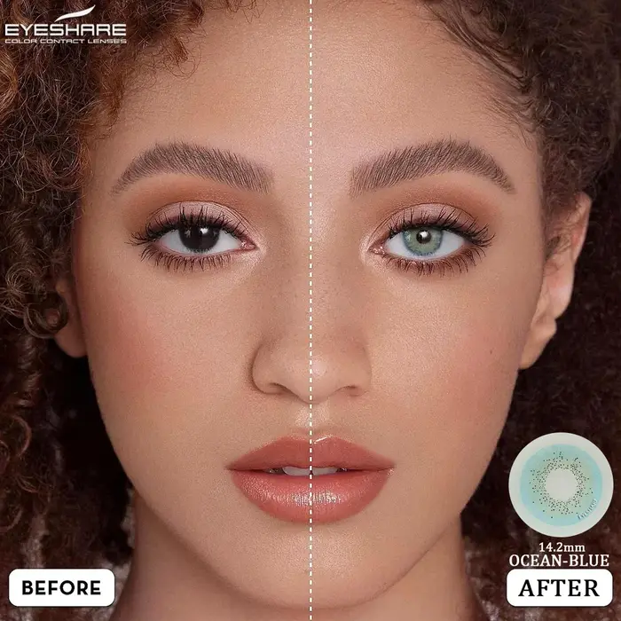 EYESHARE 1 paire de lentilles de contact de couleur
