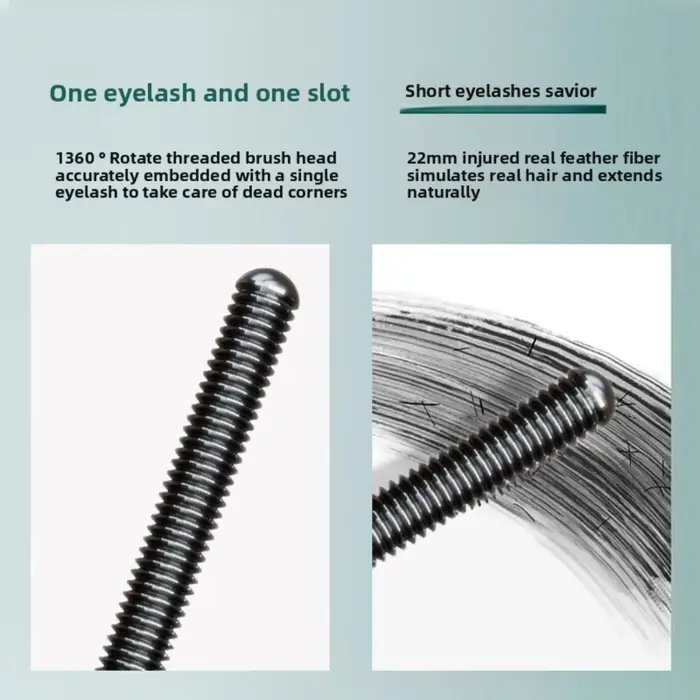 Mascara en tube d'acier-brosse spirale spéciale