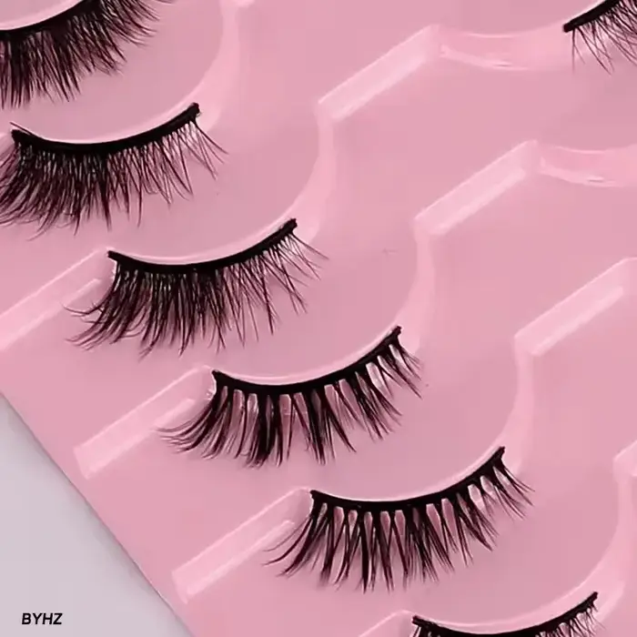 Goodobe demi-oeil 10 paires naturel renard maquillage des yeux faux cils doux style cool vaporeux adapté au