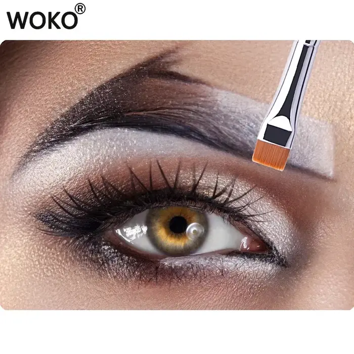 212 pinceau à sourcils plat pinceaux de maquillage à sourcils ultra-minces pinceau Eyeliner plat min