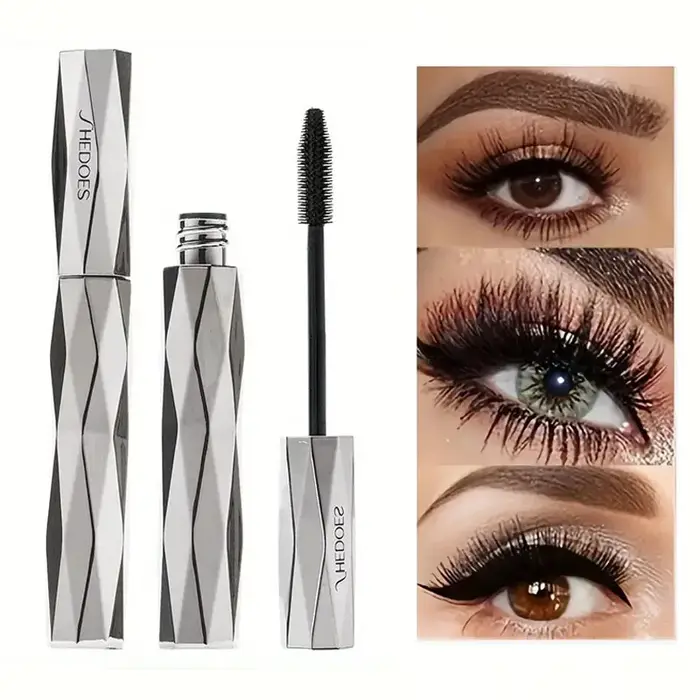 Super Curl Eye Black - Durable, imperméable, résistant aux taches, tenue 24 heures, effet d'extensio