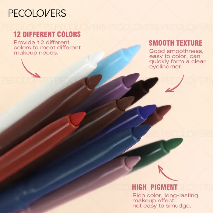 1 stylo gel pour eye-liner imperméable pour tous les types de peau