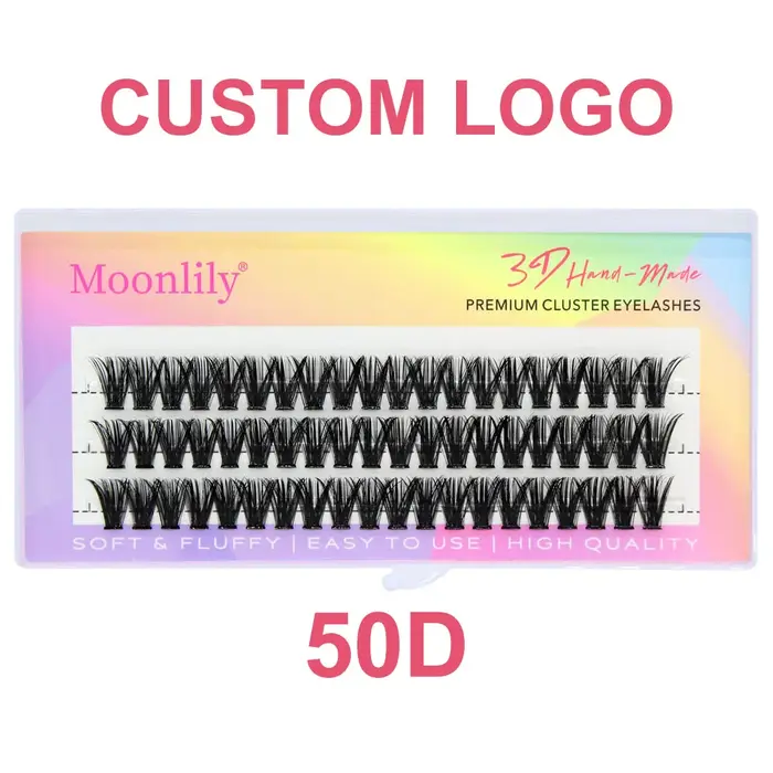 A1 LOGO personnalisé 20D/30D/40D/50D/60D/80D/100D/200D cils en soie de haute qualité personnalisés marque personnelle
