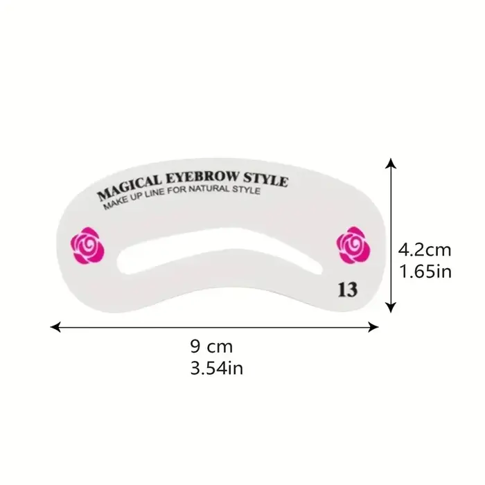 24 Styles de modèles de sourcils