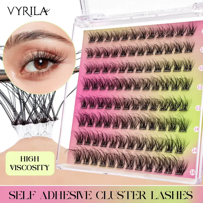 VYRILA cils auto-adhésifs sans colle bricolage Extension