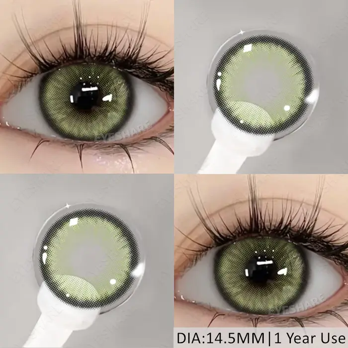 AMARA 0 ~-6.00 degrés 1 paire de lentilles de Contact colorées pour myopie pour les yeux