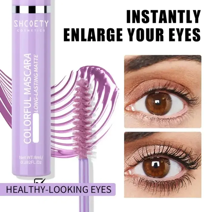 Mascara coloré longue durée