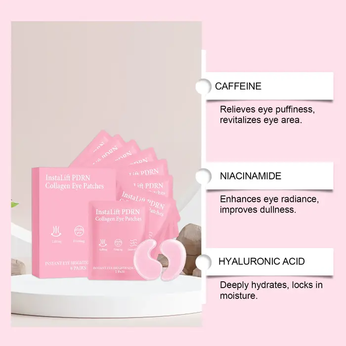 Patchs Hydrogel au Collagène pour les Yeux – Traitement Anti-Cernes & Anti-Poches