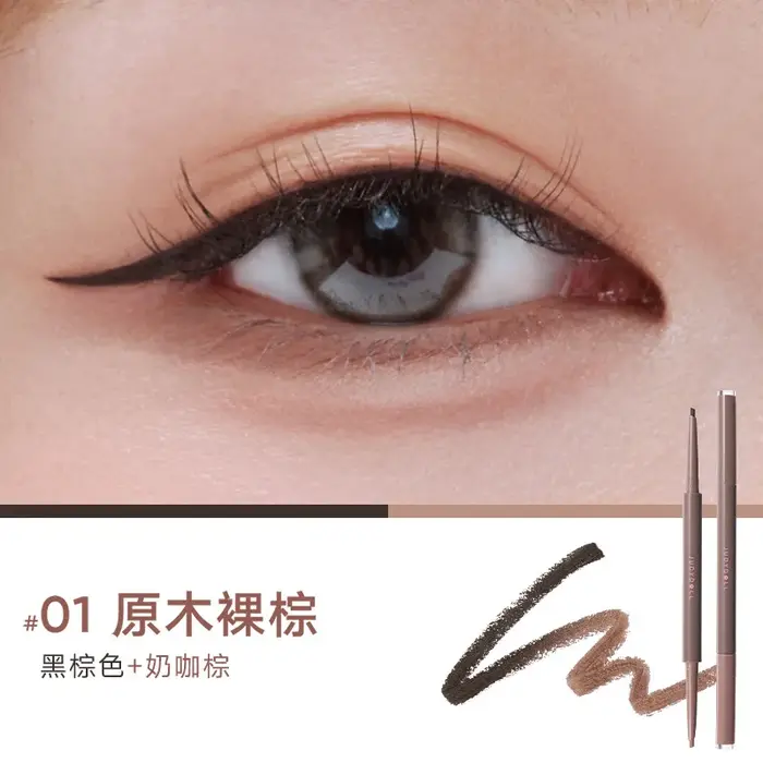 Le crayon eyeliner bicolore Judydoll offre une application précise, lisse et sans bavures, y compris
