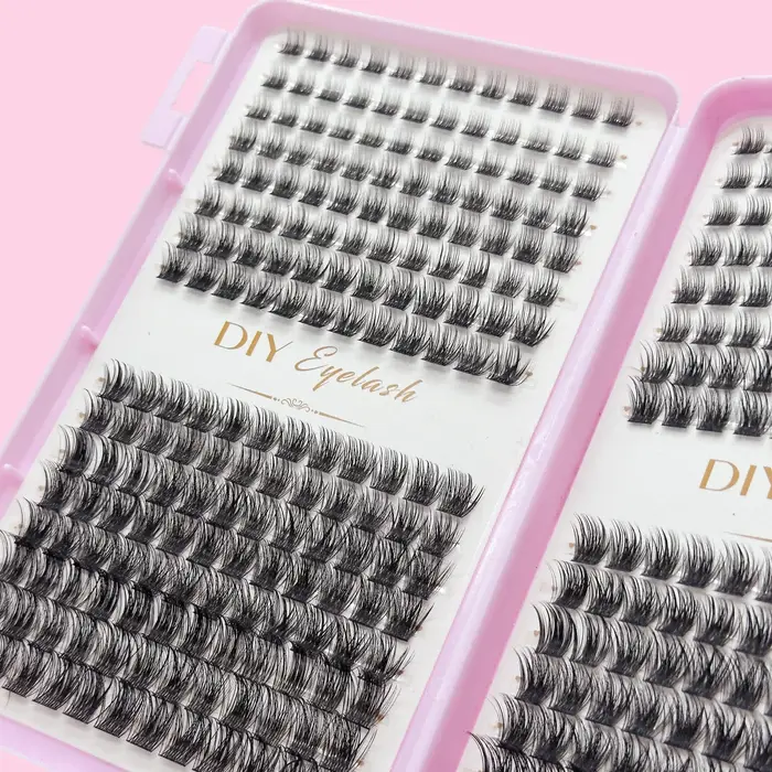 Ensemble de faux cils DIY 384 pièces | Installation facile