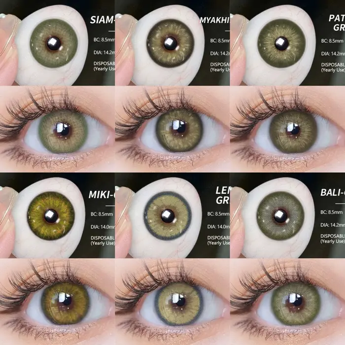 EYESHARE 1 paire de lentilles de contact colorées