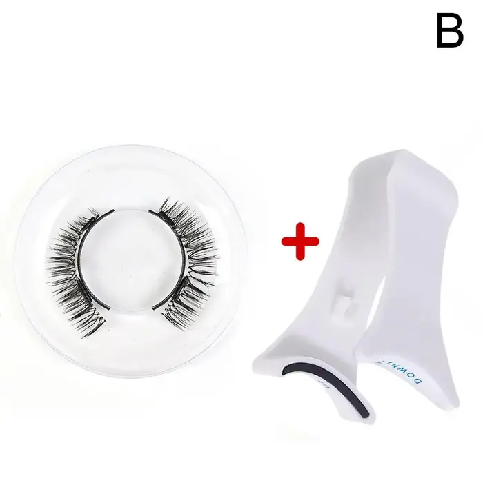 Cils magnétiques avec applicateur cils magnétiques doux réutilisables aspect naturel aucune colle né