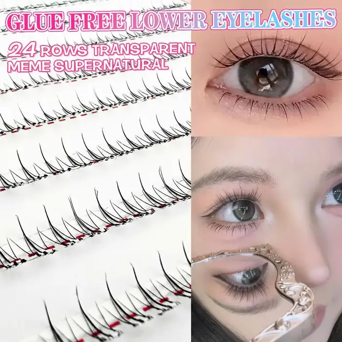 Cils inférieurs effet flamme