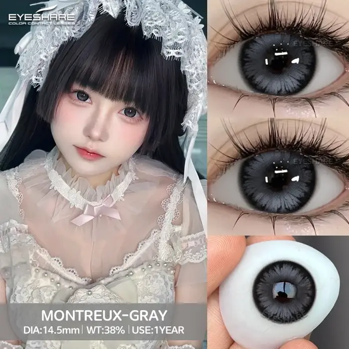 AMARA Cosplay lentilles de contact de couleur pour les yeux Anime