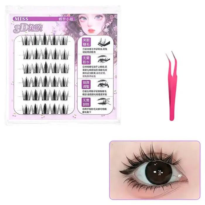 Faux cils princesse sans colle