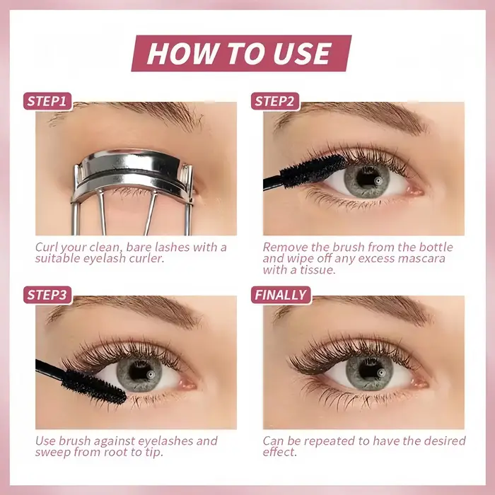 Mascara allongeant les cils, imperméable, longue durée, soyeux, Extension de cils noirs, maquillage, beauté des yeux, cosmétique coréen