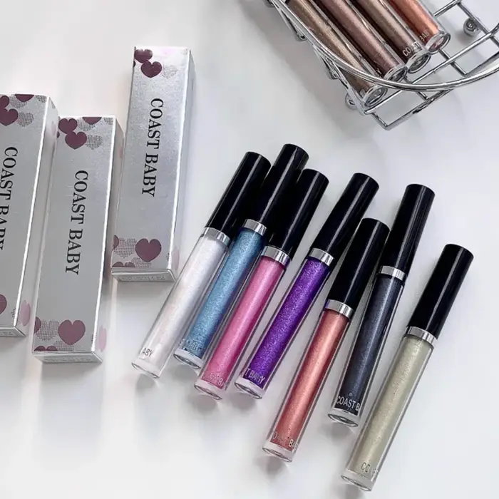 Fard à paupières liquide nacré 12 couleurs