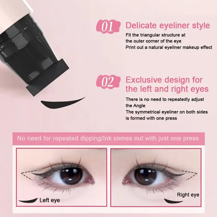 Tampon Eyeliner rotatif intégré