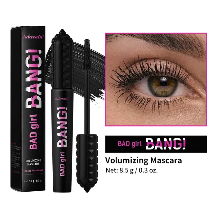 Mascara waterproof noir pour tous les produits de maquillage allongeants, extension de cils, mascara