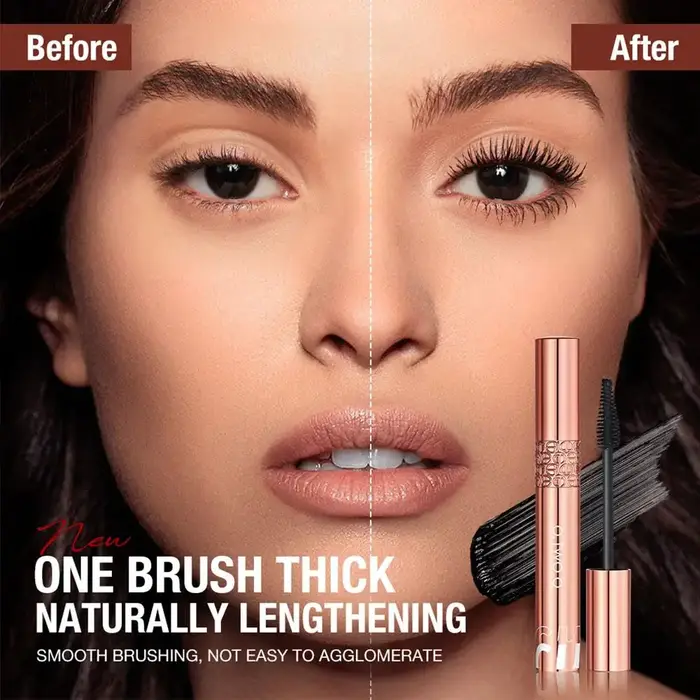 Mascara imperméable allonge les cils Extension noir sans taches