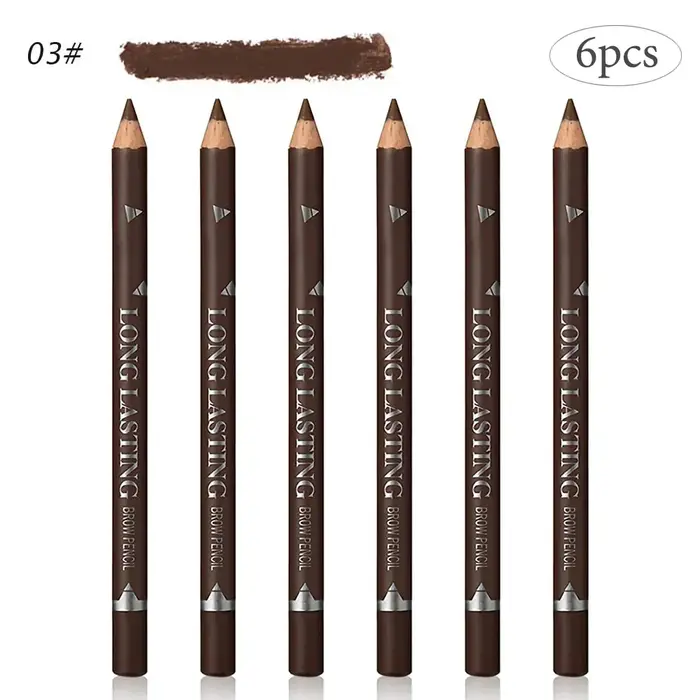 Crayon à sourcils professionnel imperméable pour femmes, stylo de maquillage pour les yeux, couleur