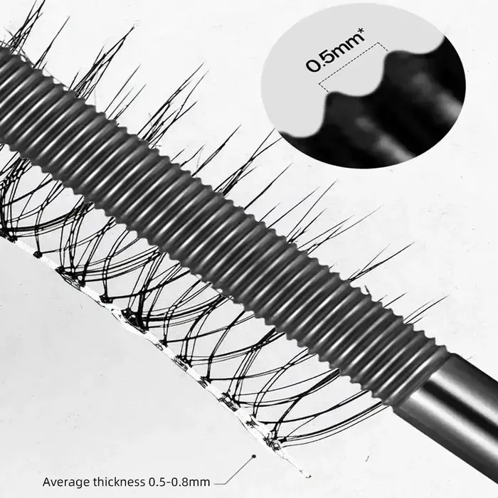 InjFiber-Apprêt à cils 3D noir naturel