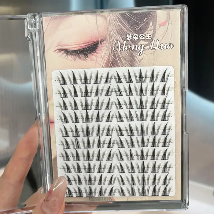 10 rangées 3D vaporeux Manga tournesol faux cils Volume moelleux Extension