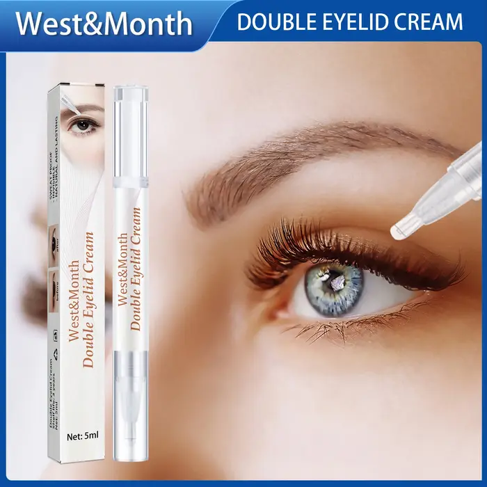 Crème coiffante pour Double paupière, outil de maquillage, longue durée, Invisible, imperméable, sim