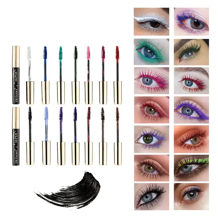 Mascara coloré 12 couleurs