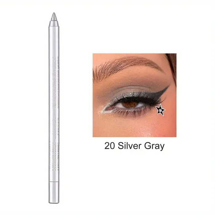 Crayon Eyeliner 17 couleurs, imperméable, longue durée, noir, marron, stylo Gel Eyeliner, fard à paupières multicolore, maquillage mat nacré